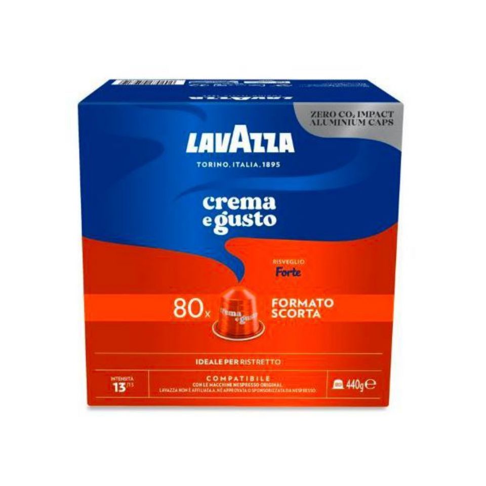 Capsule Lavazza CREMA E GUSTO FORTE Compatibili Nespresso