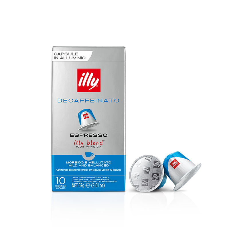 100 Capsule ILLY Tostato DECAFFEINATO Compatibili Nespresso