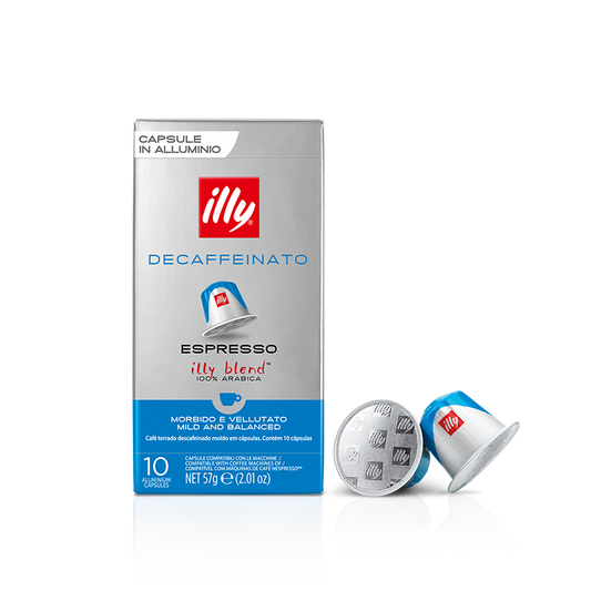 100 Capsule ILLY Tostato DECAFFEINATO Compatibili Nespresso