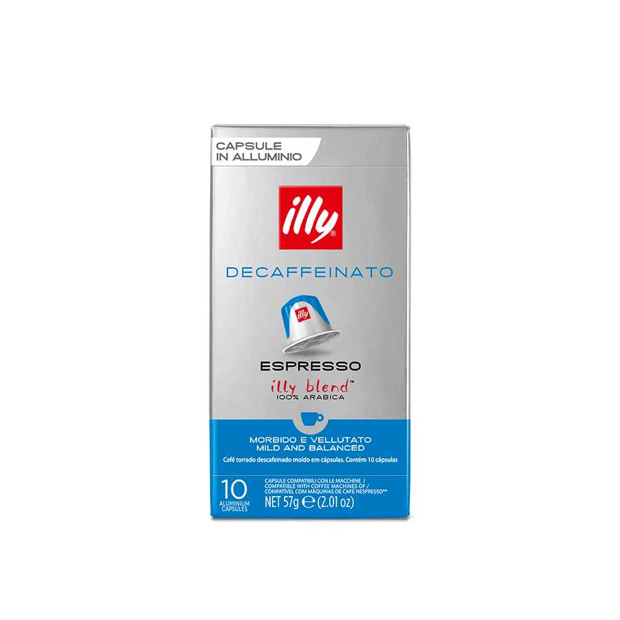 100 Capsule ILLY Tostato DECAFFEINATO Compatibili Nespresso