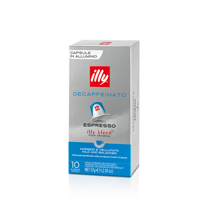 100 Capsule ILLY Tostato DECAFFEINATO Compatibili Nespresso