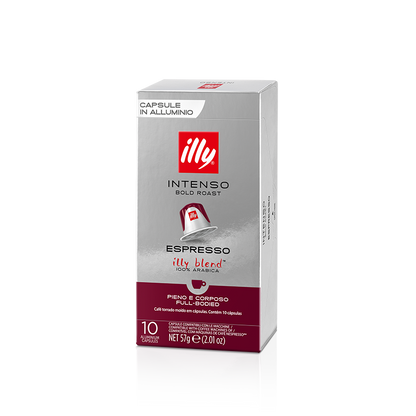 100 Capsules ILLY Tostato INTENSO Compatible Nespresso