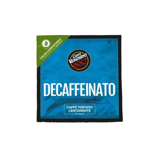 100 Vergnano Coffee Pods DECAFFEINATED