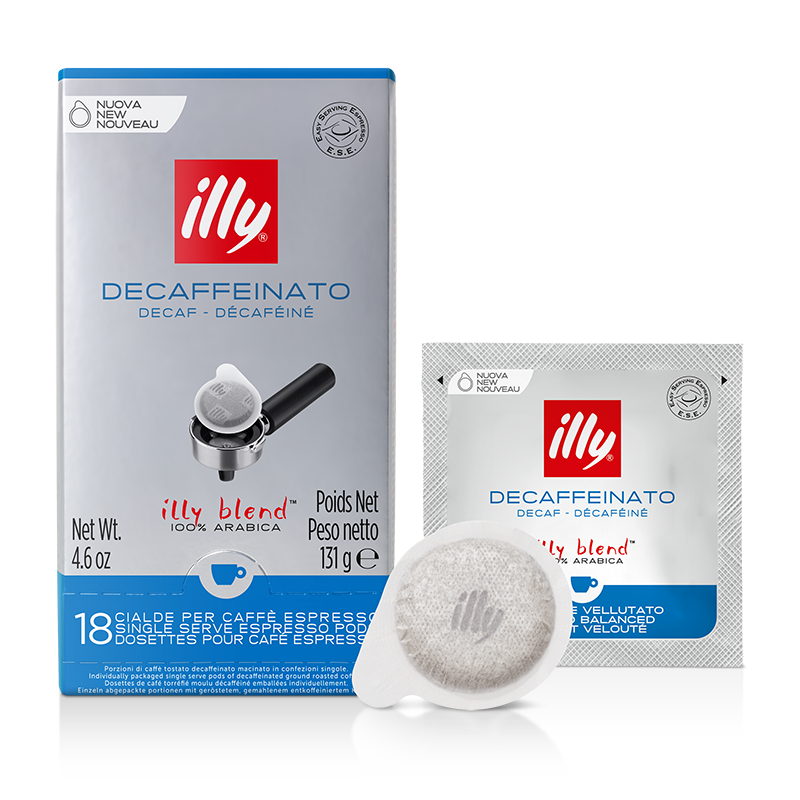 18 Cialde ILLY Monodose DECAFFEINATO