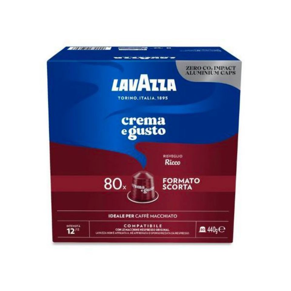 Capsule Lavazza CREMA E GUSTO RICCO Compatibili Nespresso