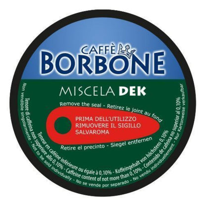 Capsule Caffè Borbone Miscela VERDE DEK Compatibili Nescafè Dolce Gusto