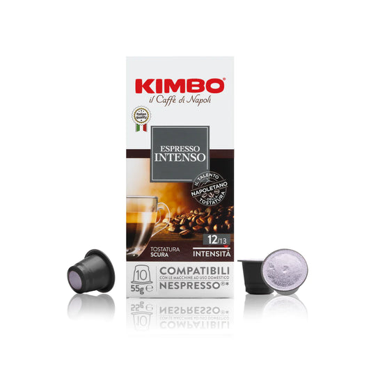 100 Capsule Kimbo ESPRESSO INTENSO Compatibili Nespresso