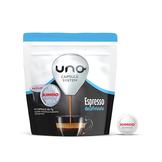 96 Capsule Kimbo Espresso Decaffeinato UNO System