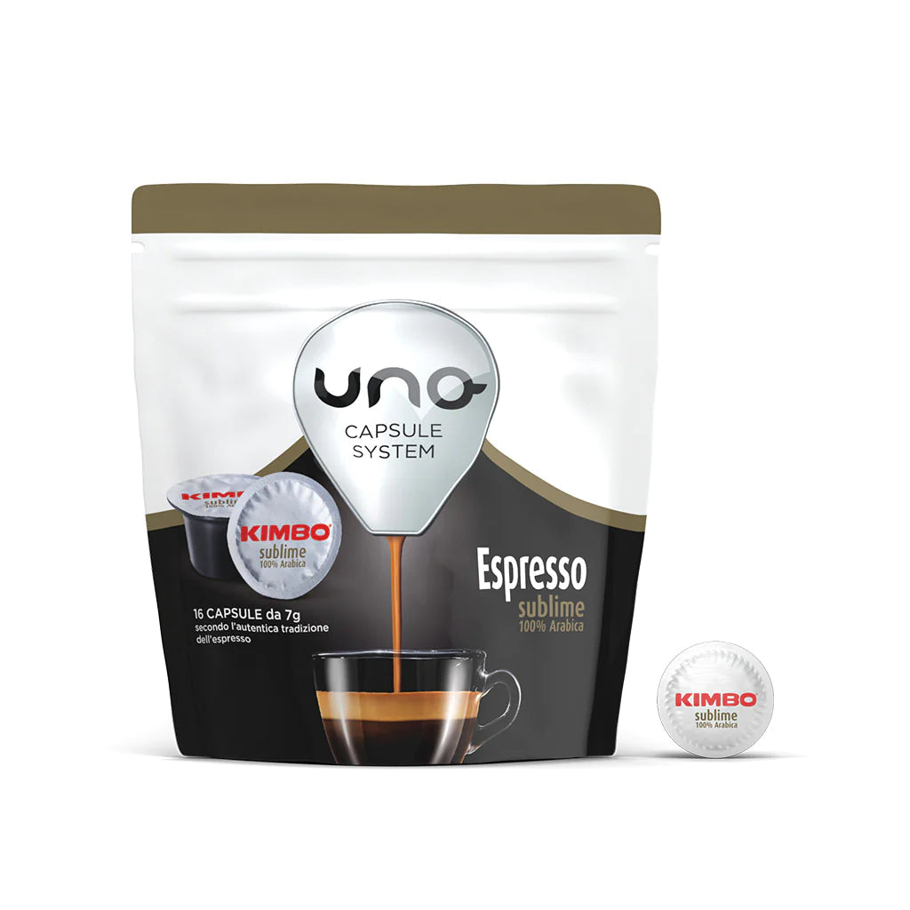 96 Capsules Kimbo Espresso SUBLIME 100% Arabica UNO System