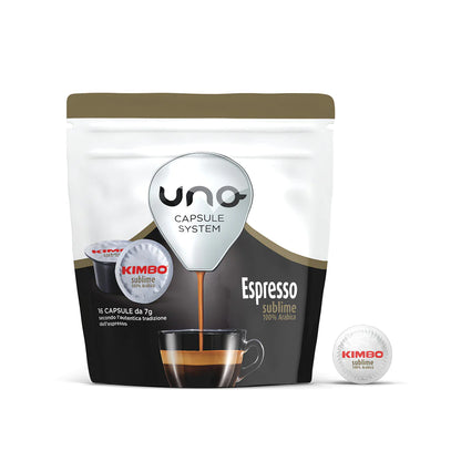 96 Capsules Kimbo Espresso SUBLIME 100% Arabica UNO System