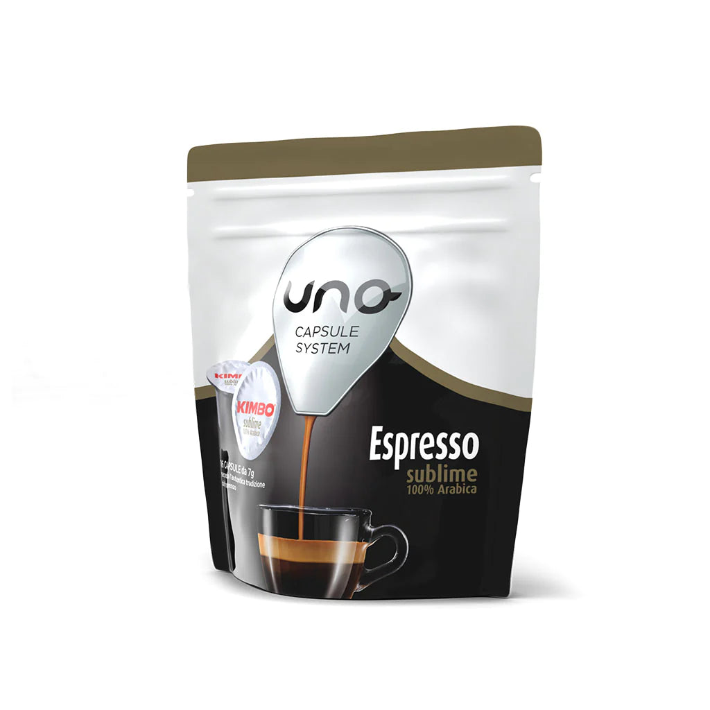 96 Capsules Kimbo Espresso SUBLIME 100% Arabica UNO System