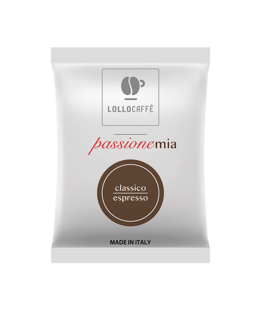 100 Capsules Lollocaffè CLASSICO ESPRESSO Compatible Lavazza A Modo Mio