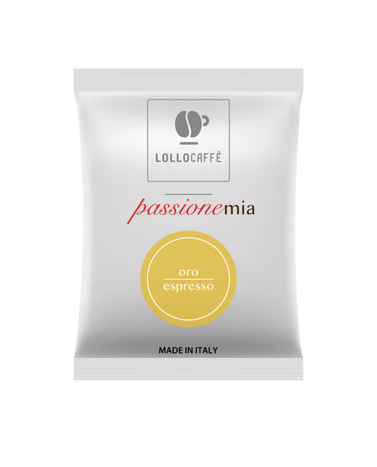 100 Capsule Lollocaffè ORO ESPRESSO Compatibili Lavazza A Modo Mio