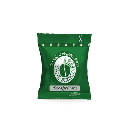 100 Capsule Caffè Borbone Miscela VERDE DEK Compatibili Lavazza Espresso Point