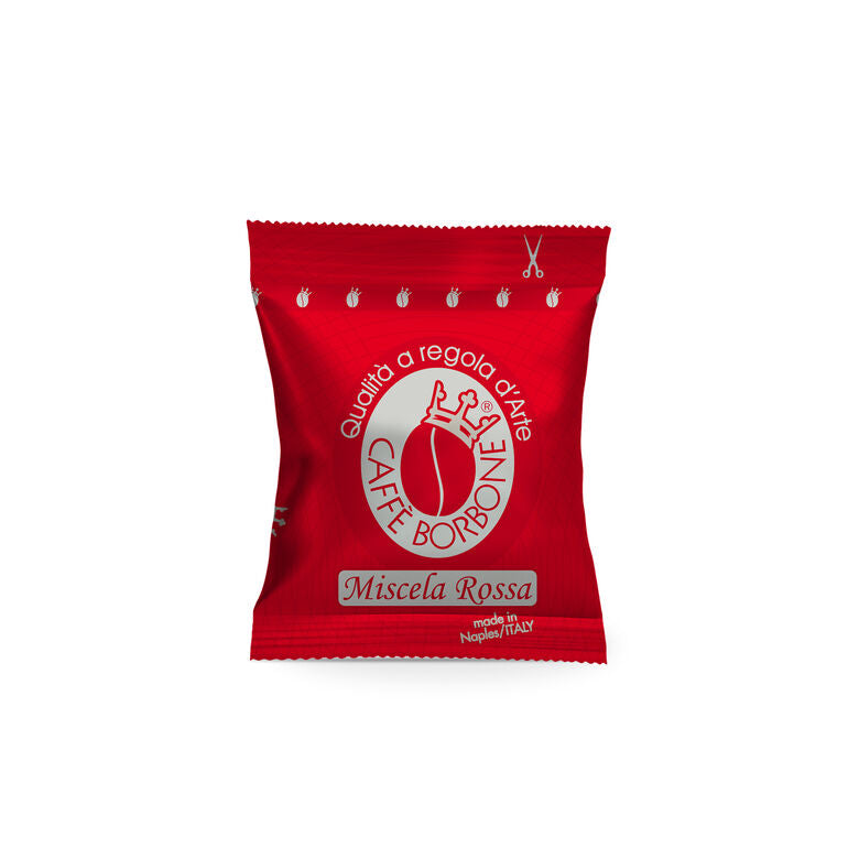 100 Capsule Caffè Borbone Miscela ROSSA Compatibili Lavazza Espresso Point