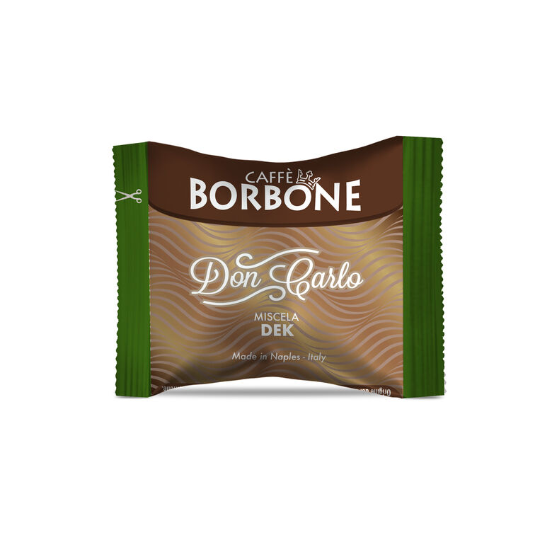 100 Capsules Caffè Borbone Blend GREEN DEK Compatible Lavazza A Modo Mio