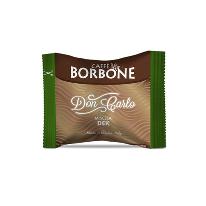 100 Capsules Caffè Borbone Blend GREEN DEK Compatible Lavazza A Modo Mio