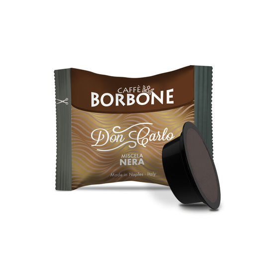 100 Borbone Coffee Capsules BLACK Blend Compatible with Lavazza A Modo Mio