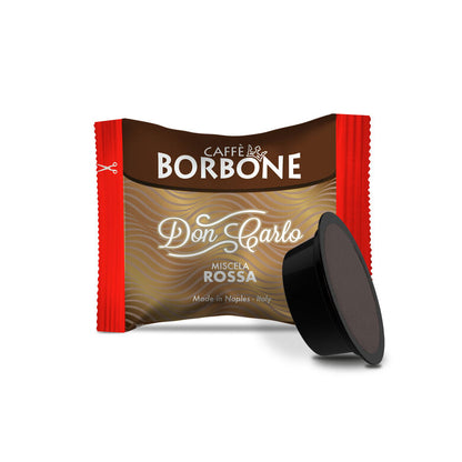 100 Capsule Caffè Borbone Miscela ROSSA Compatibili Lavazza A Modo Mio