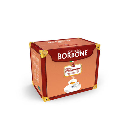 100 Capsule Caffè Borbone Respresso Miscela VERDE DECAFFEINATO Compatibili Nespresso