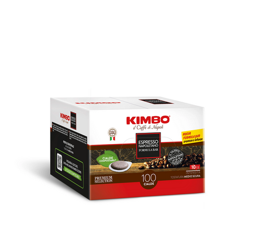 100 Compostable Pods Kimbo ESPRESSO NAPOLETANO