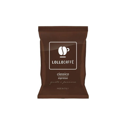 100 Lollocaffè CLASSICO ESPRESSO Capsules Compatible with Lavazza Espresso Point