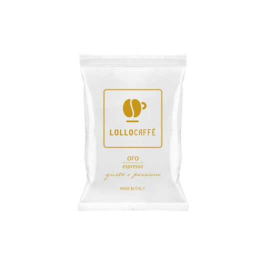 100 Capsule Lollocaffè ORO ESPRESSO Compatibili Lavazza Espresso Point